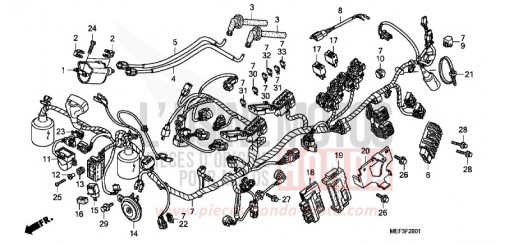 WIRE HARNESS (FJS400D9/FJS400A) FJS400D9 de 2009